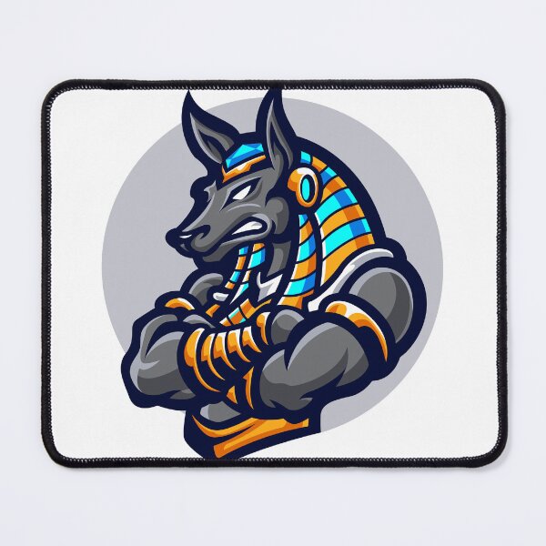 Item preview, Vibrant Stylized Illustration of Anubis designed and sold by Shriju.