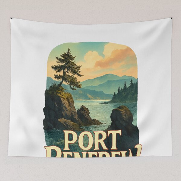 Item preview, Port Renfrew Coastal View, Vancouver Island Canada designed and sold by Aryabek.
