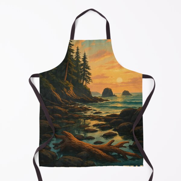 Item preview, Driftwood Shoreline at Sunset, Port Renfrew Canada designed and sold by Aryabek.