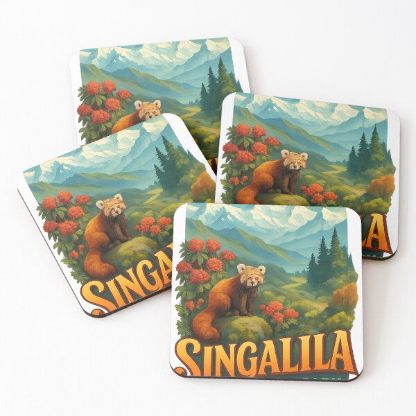 Item preview, Singalila National Park with Red Panda, Darjeeling India designed and sold by Aryabek.