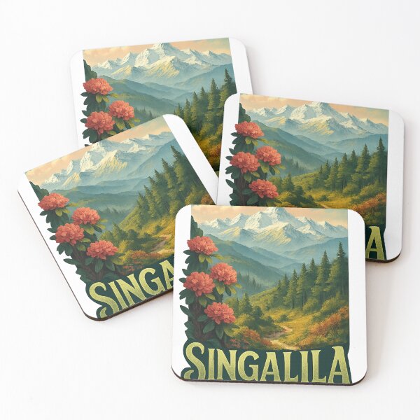 Item preview, Singalila National Park Mountains and Rhododendrons, Darjeeling India designed and sold by Aryabek.