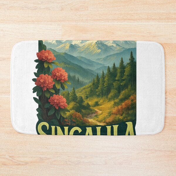 Item preview, Singalila National Park Mountains and Rhododendrons, Darjeeling India designed and sold by Aryabek.