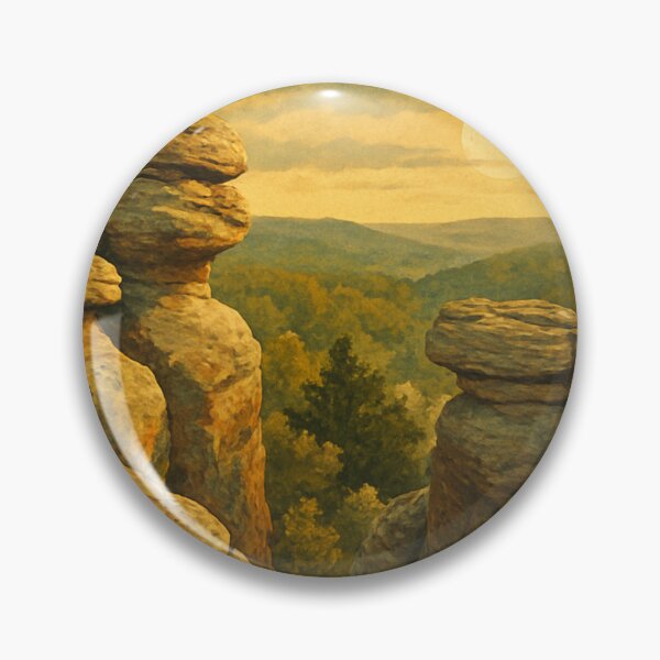 Item preview, Shawnee National Forest Sunrise Rocks, Illinois USA designed and sold by Aryabek.
