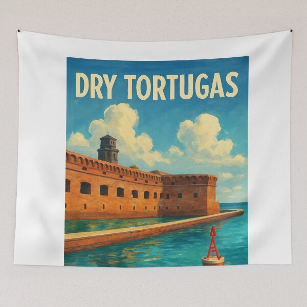 Item preview, Dry Tortugas National Park Fort and Blue Waters, Florida USA designed and sold by Aryabek.