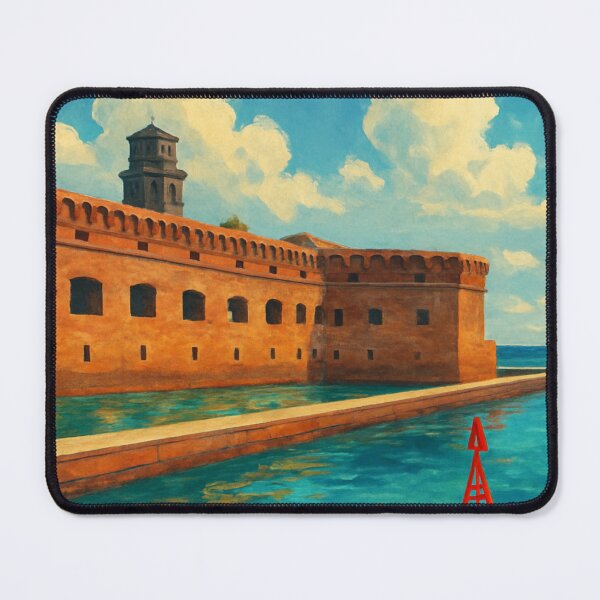 Item preview, Dry Tortugas National Park Fort and Blue Waters, Florida USA designed and sold by Aryabek.