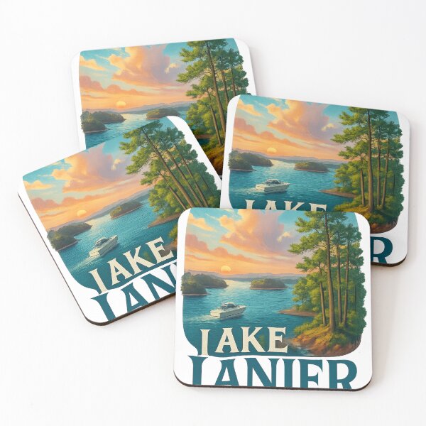 Item preview, Lake Lanier Boat at Sunset, Georgia USA designed and sold by Aryabek.