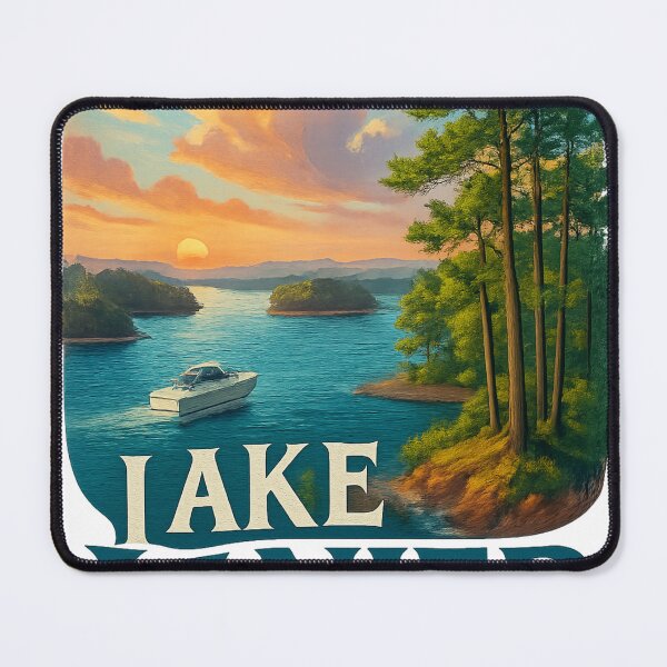 Item preview, Lake Lanier Boat at Sunset, Georgia USA designed and sold by Aryabek.