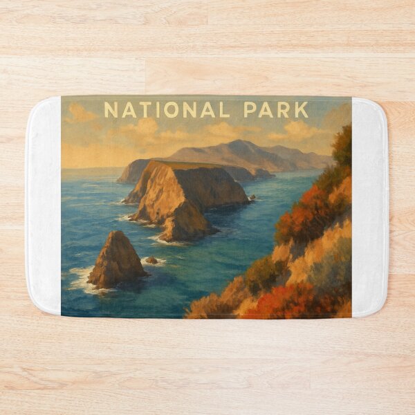 Item preview, Channel Islands National Park Cliffs, California USA designed and sold by Aryabek.