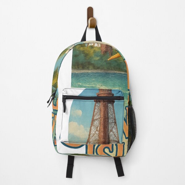 Item preview, Sanibel Island Lighthouse and Egret, Florida USA designed and sold by Aryabek.