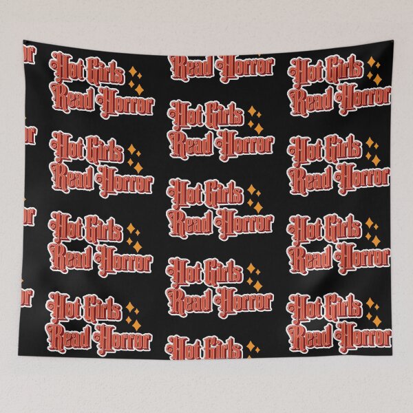 Item preview, Hot Girls Read Horror! Red colorful designed and sold by SpartanDStore.