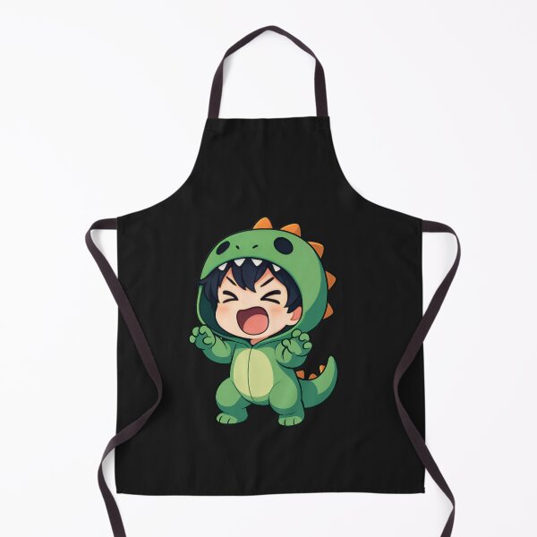 Item preview, Chibi Panda Boy Dinosaur – Cute Kawaii Dino Onesie Roaring Playfully designed and sold by ColorSplash123.