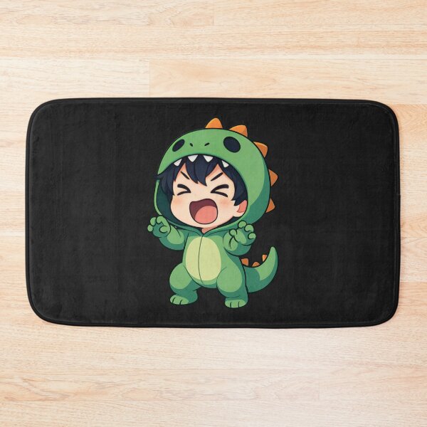 Item preview, Chibi Panda Boy Dinosaur – Cute Kawaii Dino Onesie Roaring Playfully designed and sold by ColorSplash123.