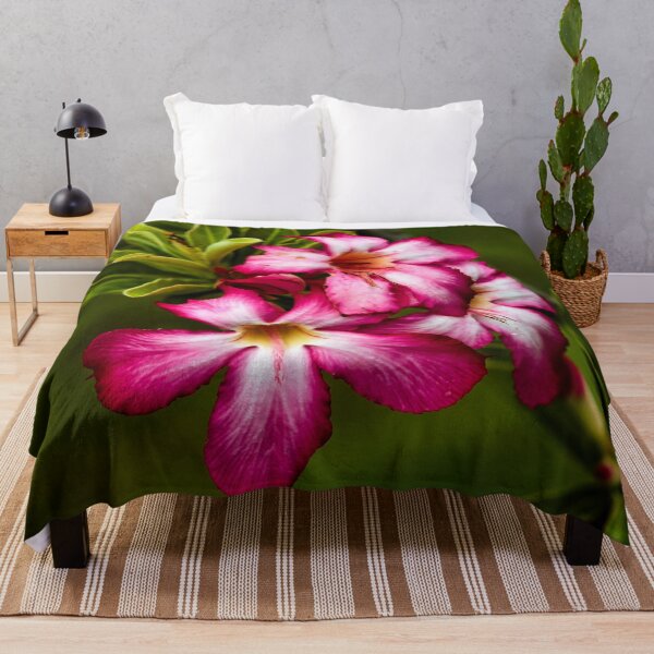 Item preview, Tropical burst of pink and white flowers designed and sold by franck380.