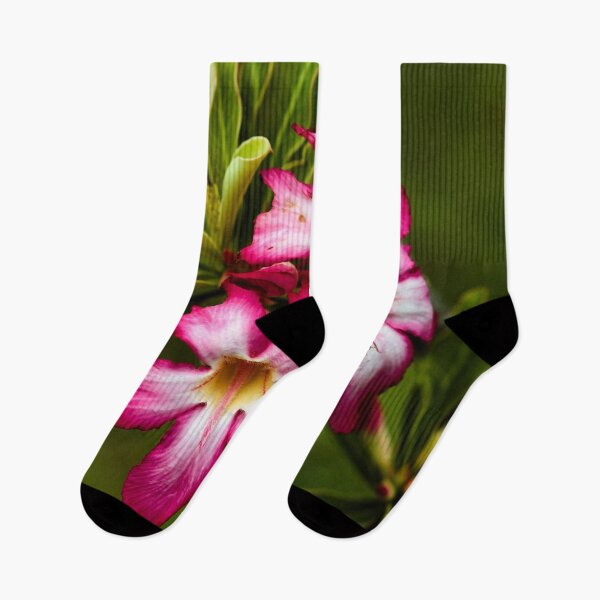 Item preview, Tropical burst of pink and white flowers designed and sold by franck380.
