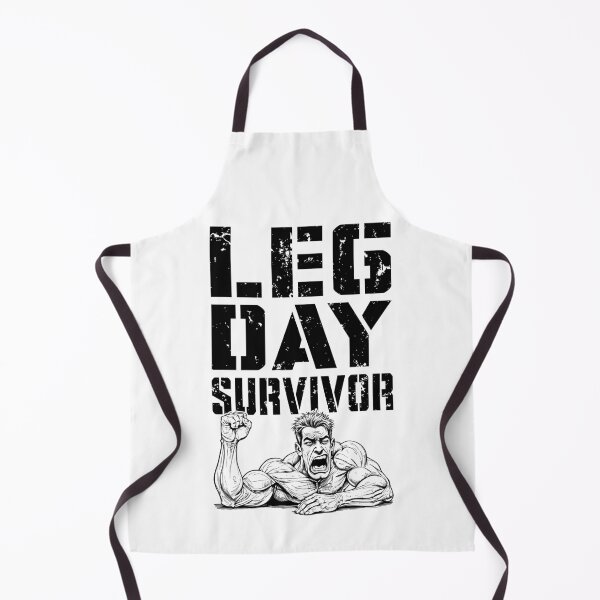 Item preview, Leg Day Survivor Funny Bodybuilder Gym Squat Training Muscle designed and sold by GrandeDuc.