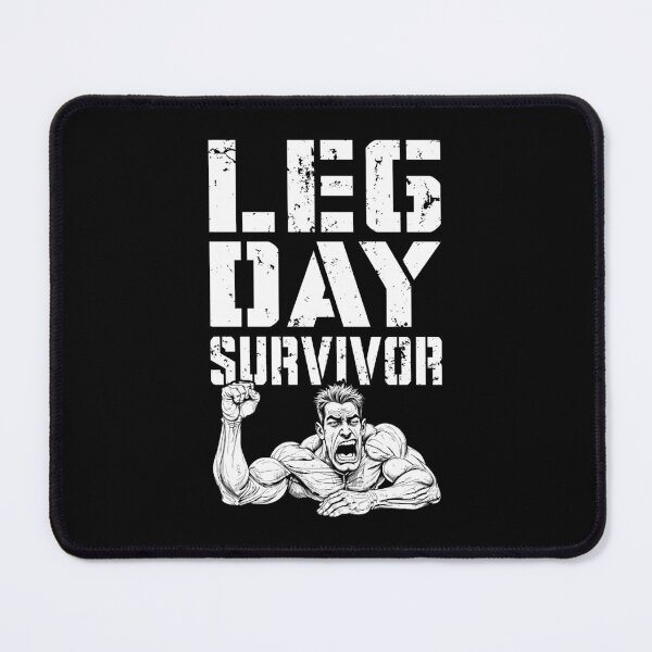 Item preview, Leg Day Survivor Funny Bodybuilder Gym Squat Training Muscle designed and sold by GrandeDuc.