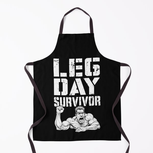 Item preview, Leg Day Survivor Funny Bodybuilder Gym Squat Training Muscle designed and sold by GrandeDuc.