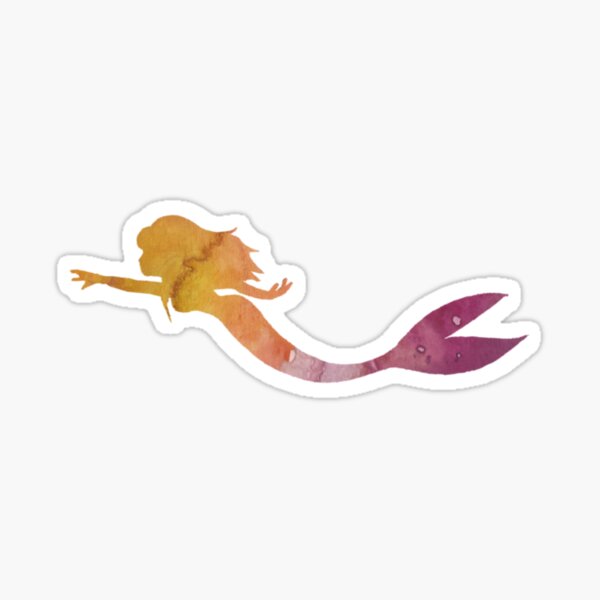 Sunbrust Mermaid Sticker