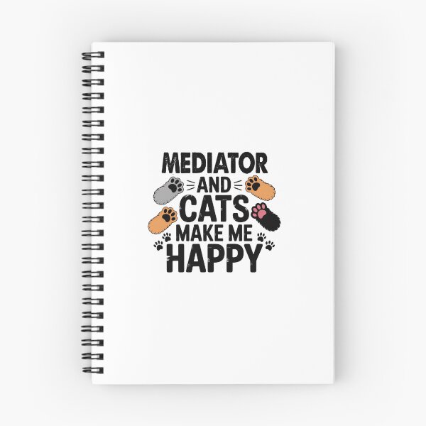 Item preview, Mediator And Cats Make Me Happy - Funny Mediator Cats Lover designed and sold by Oussinc.