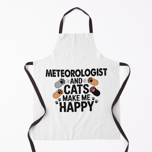 Item preview, Meteorologist And Cats Make Me Happy - Funny Meteorologist Cats Lover designed and sold by Oussinc.