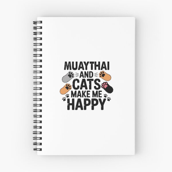 Item preview, Muaythai And Cats Make Me Happy - Funny Muaythai Cats Lover designed and sold by Oussinc.