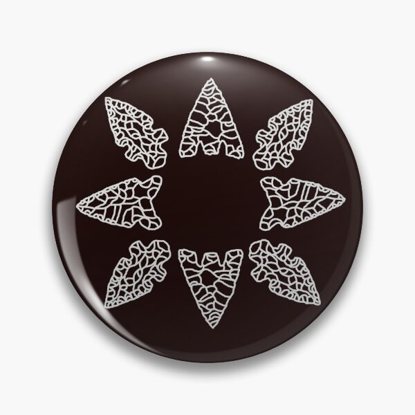 Item preview, Arrowheads Arranged in a Sun designed and sold by Trowel-Tales.
