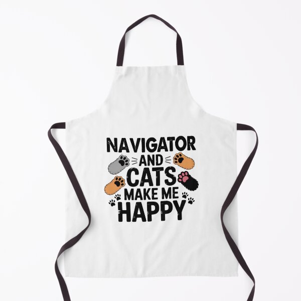 Item preview, Navigator And Cats Make Me Happy - Funny Navigator Cats Lover designed and sold by Oussinc.