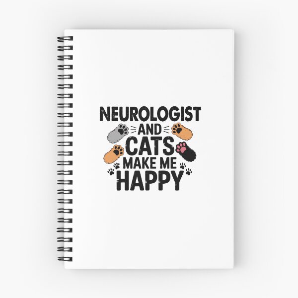 Item preview, Neurologist And Cats Make Me Happy - Funny Neurologist Cats Lover designed and sold by Oussinc.