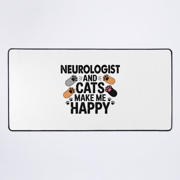 Item preview, Neurologist And Cats Make Me Happy - Funny Neurologist Cats Lover designed and sold by Oussinc.
