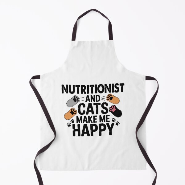 Item preview, Nutritionist And Cats Make Me Happy - Funny Nutritionist Cats Lover designed and sold by Oussinc.