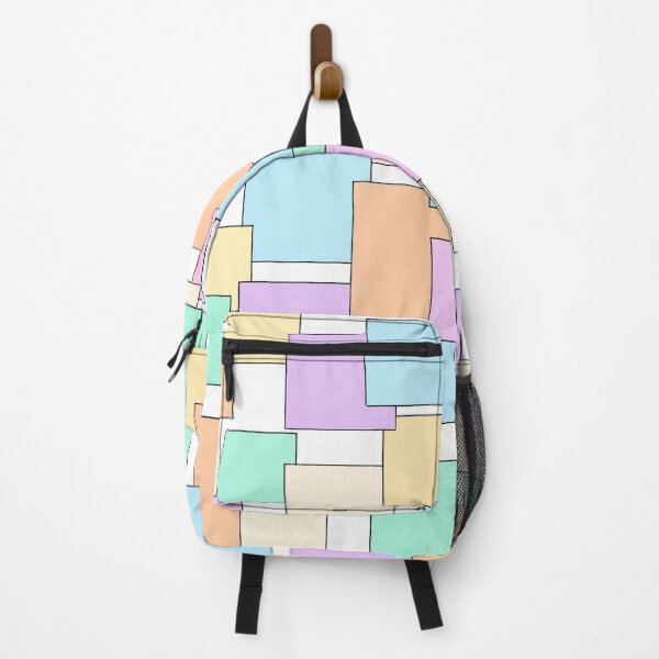 Item preview, Pastel abstract geometric squares modern minimalist art designed and sold by Jjc59.