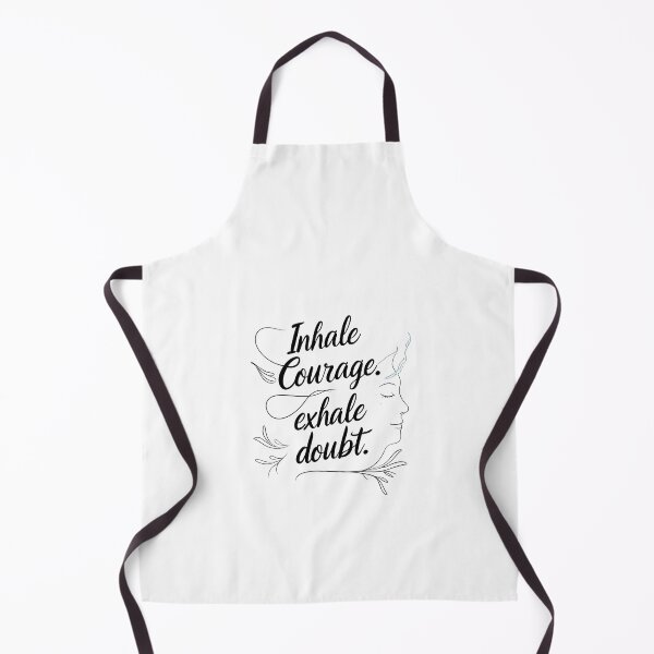 Item preview, Inhale Courage, Exhale Doubt — Calming Inspirational Quote designed and sold by SDesignsUSA.