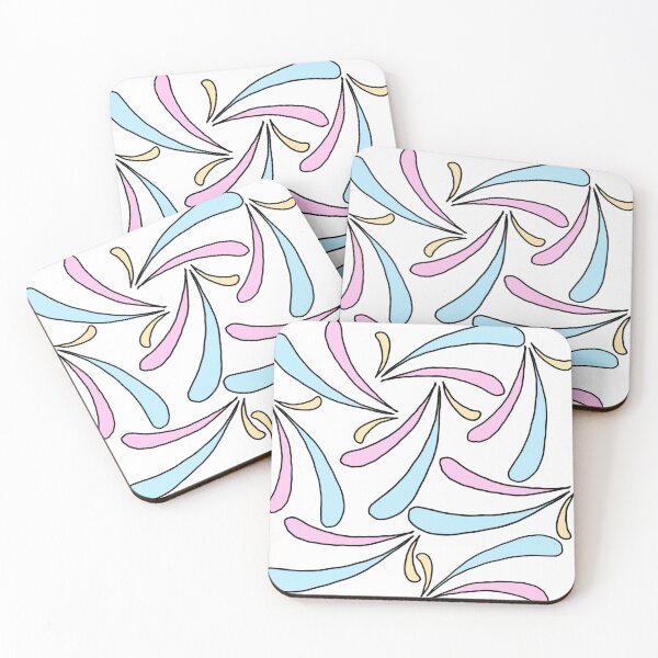 Item preview, Pastel abstract petal pattern - Modern minimalist art designed and sold by Jjc59.