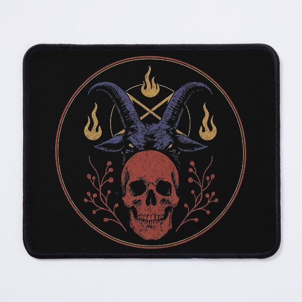 Item preview, Mystical Goat Skull Esoteric Emblem designed and sold by zzz888.