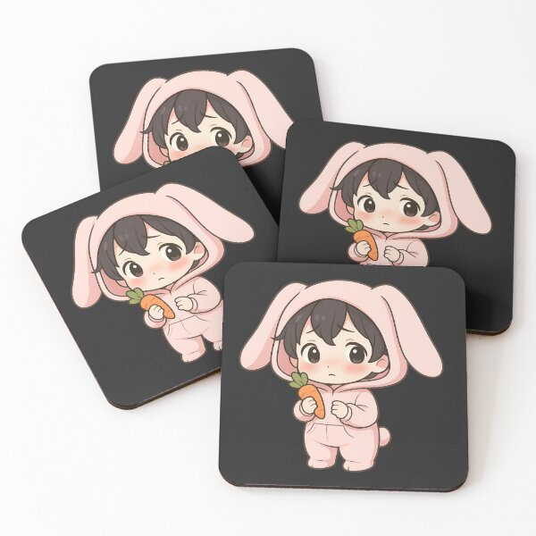 Item preview, Cute Chibi Bunny Hoodie – Adorable Long Ears & Carrot – Kawaii Anime Art designed and sold by ColorSplash123.