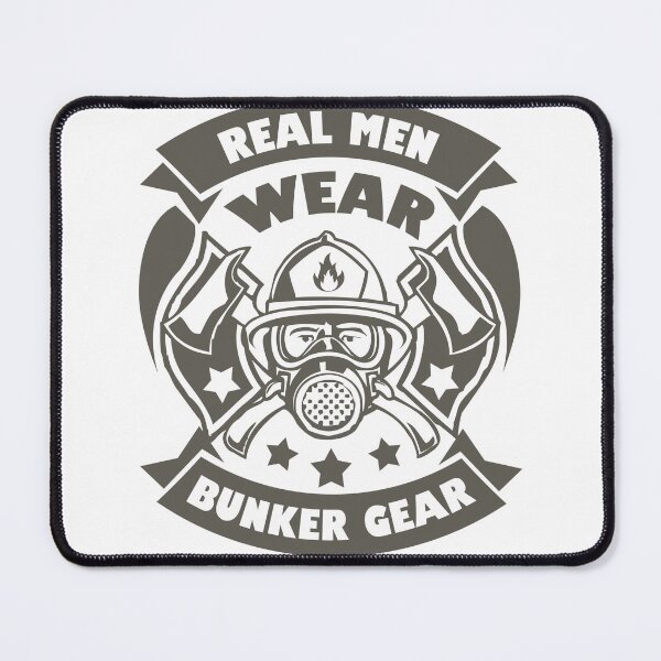 Item preview, Firefighter : Real Men Wear Bunker Gear designed and sold by Digitalhumor.