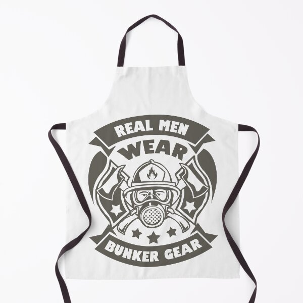 Item preview, Firefighter : Real Men Wear Bunker Gear designed and sold by Digitalhumor.
