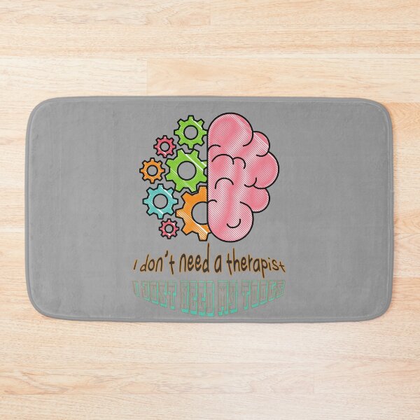 Item preview, Funny Brain Therapist - I Don't Need a Therapist designed and sold by Craft Ctyle.