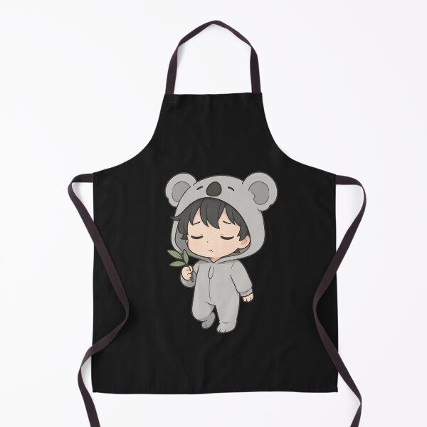 Item preview, Sleepy Chibi Koala Pajamas – Cute Grey Hoodie with Eucalyptus – Kawaii Anime Art designed and sold by ColorSplash123.