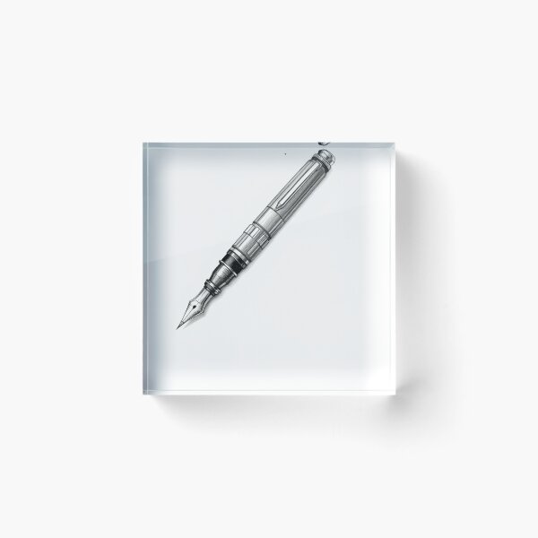 Item preview, Vintage Fountain Pen Sketch designed and sold by optimusprime39.