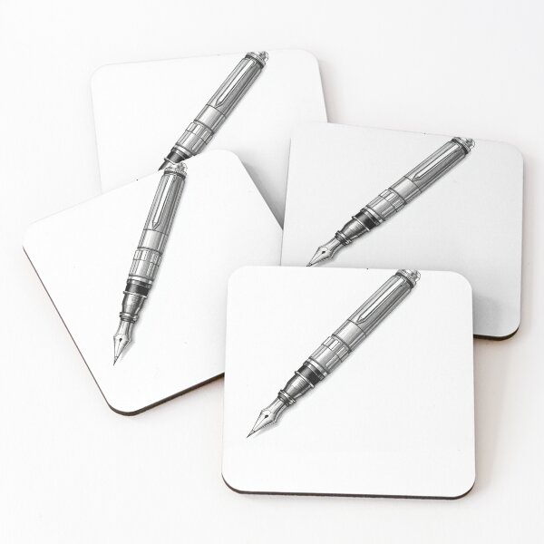 Item preview, Vintage Fountain Pen Sketch designed and sold by optimusprime39.