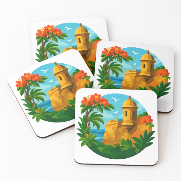 Item preview, El Morro – Puerto Rican Heritage & Coastal Fortress Art designed and sold by BoricuaRebelde.