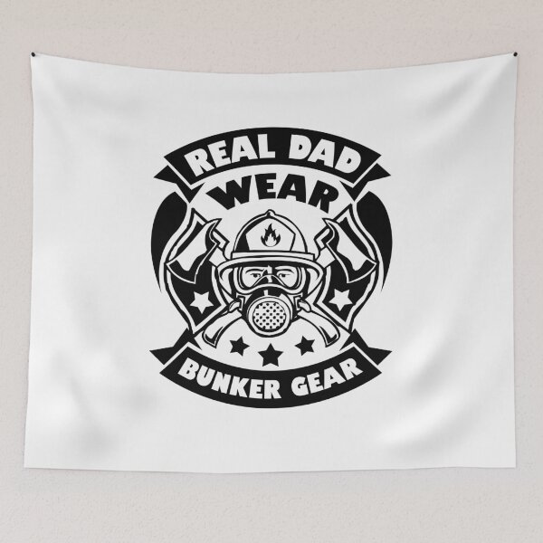 Item preview, Firefighter : Real Dad Wear Bunker Gear designed and sold by Digitalhumor.