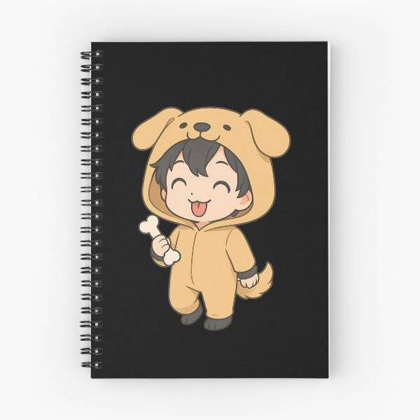 Item preview, Happy Chibi Dog Hoodie – Cute Golden Retriever Ears & Bone – Kawaii Anime Art designed and sold by ColorSplash123.