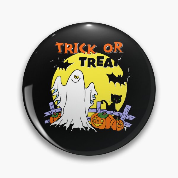 Item preview, Retro Trick or Treat - Black Background  designed and sold by The Abysmall.