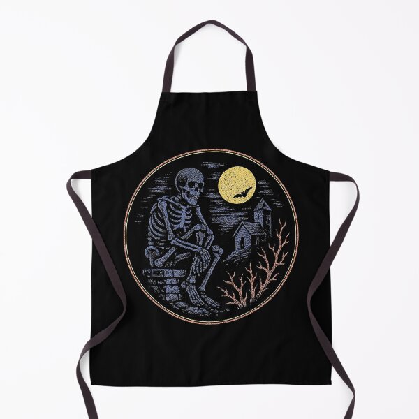 Item preview, Moonlit Skeleton's Silent Contemplation designed and sold by zzz888.
