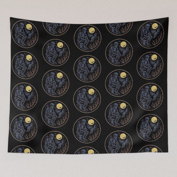 Item preview, Moonlit Skeleton's Silent Contemplation designed and sold by zzz888.
