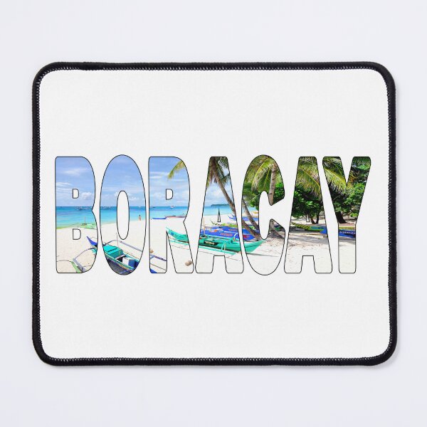 Item preview, BORACAY - Philippines White Beach Paradise Boats Palms designed and sold by Adam Gormley.