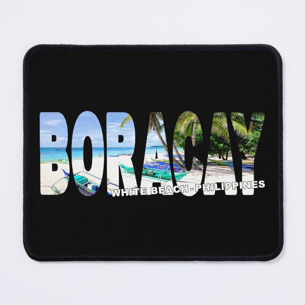 Item preview, BORACAY White Beach Philippines - Paradise Boats Palms designed and sold by Adam Gormley.