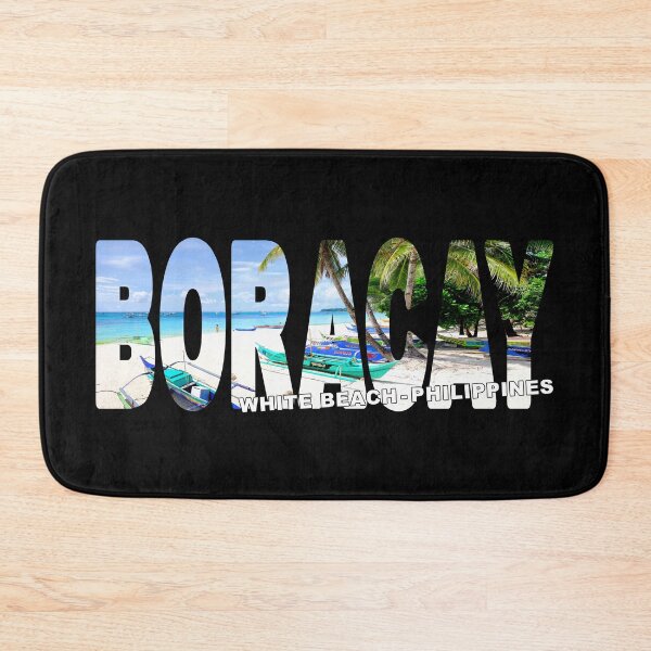 Item preview, BORACAY White Beach Philippines - Paradise Boats Palms designed and sold by Adam Gormley.